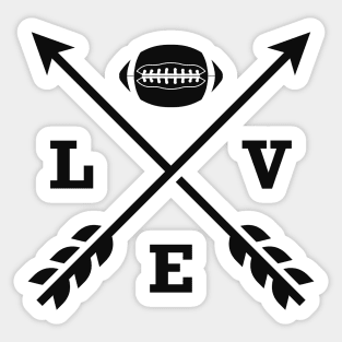 Football Love - Arrows Sticker